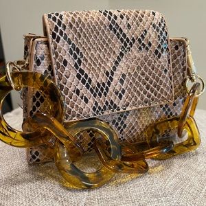 Faux Snake Skin bag
